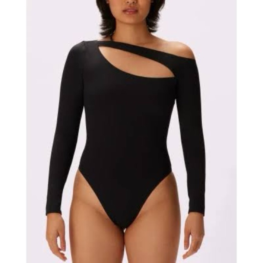 Parade Asymmetrical Long Sleeve Bodysuit